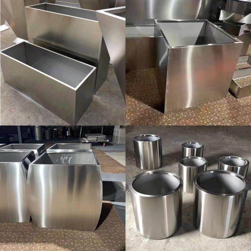 不锈钢花箱售楼部广场花架奶茶店隔断花盆户外围栏花坛落地式花槽,商业/办公家具,花坛/花箱,淘宝优惠券,粉丝福利购,淘宝优惠卷