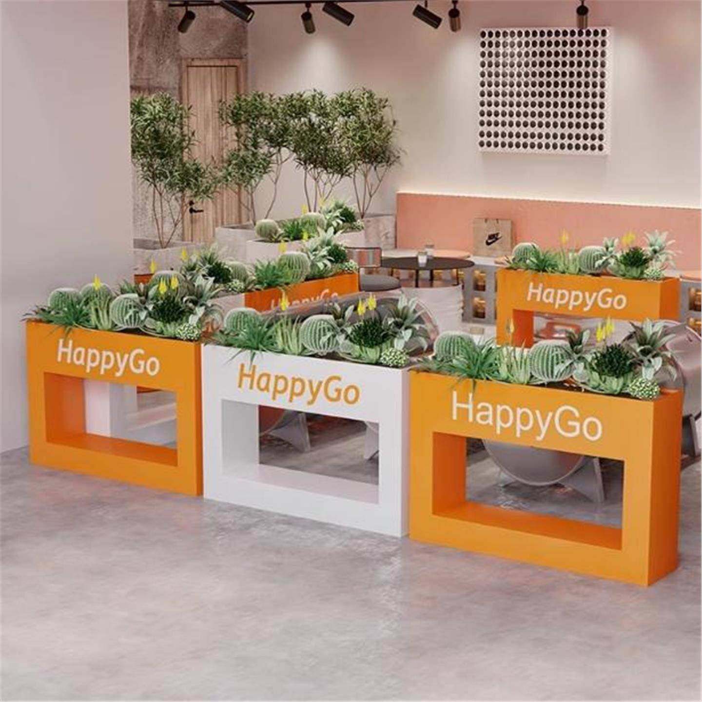 户外铁艺花箱组合外摆围栏隔断花架花槽街道广场商业街花坛长方形,商业/办公家具,花坛/花箱,淘宝优惠券,粉丝福利购,淘宝优惠卷