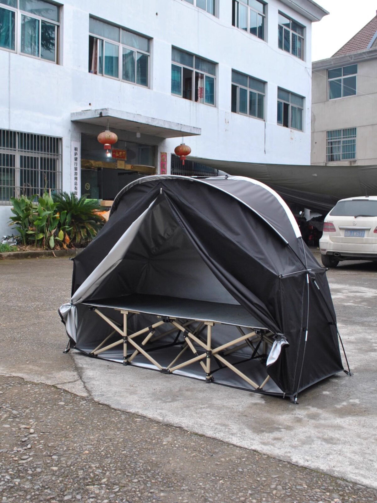 户外露营单兵帐篷帐篷,骑行自行车帐篷,储物室帐篷不带内部行军床