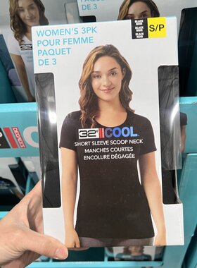 32度Cool女士清凉短袖三件套速干