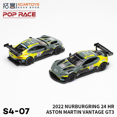 拓意POPRACE1/64合金汽车模型玩具阿斯顿马丁GT3预售