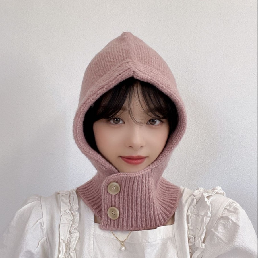 外出法拉帽女包头东大门冬季