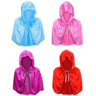 小红帽披风红色斗篷岳绮罗同款话剧表演服装格林童话演出服狼外婆