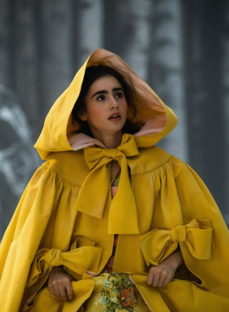 斗篷带帽子披肩走秀配套蝴蝶结