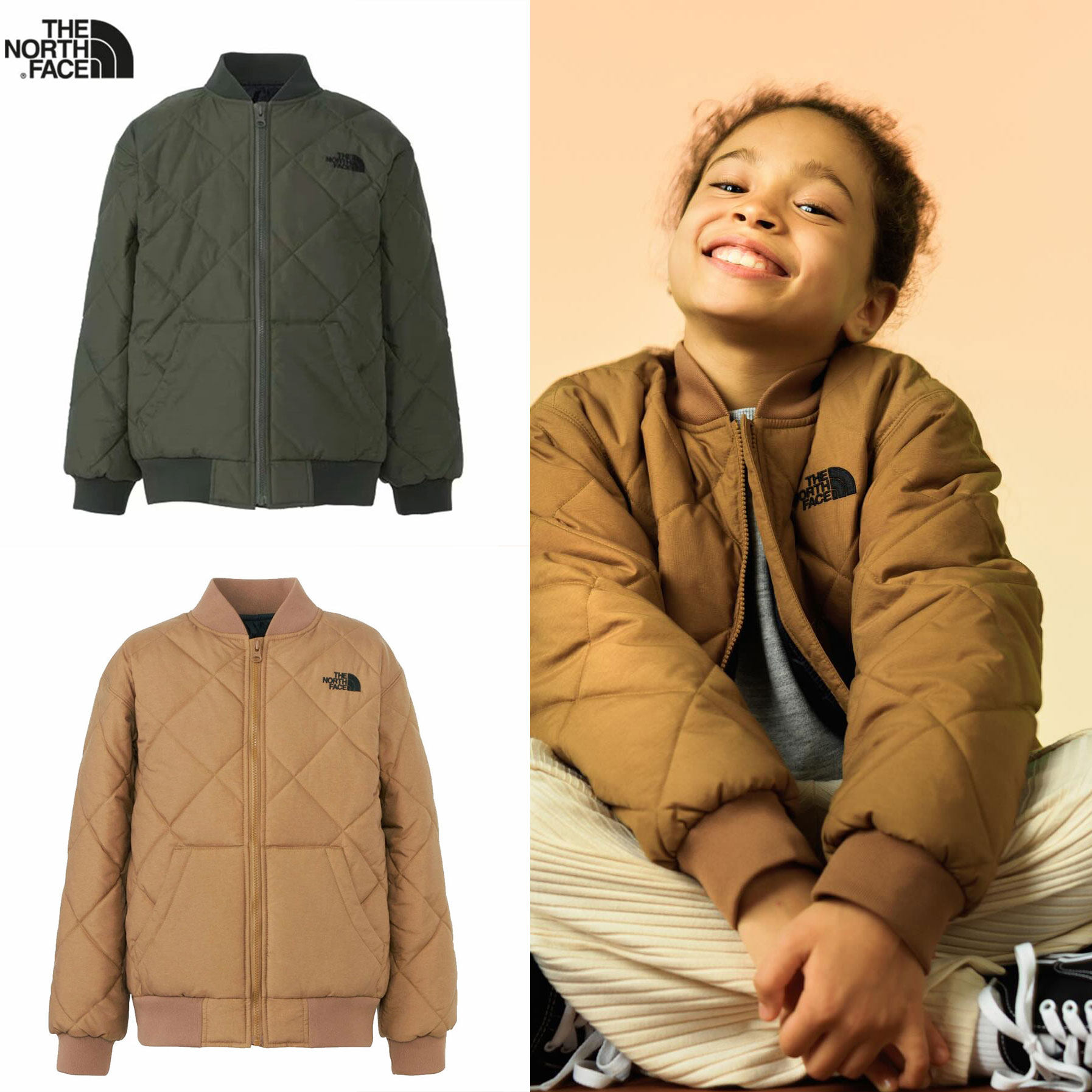 防水保暖夹克棉服北面拉链