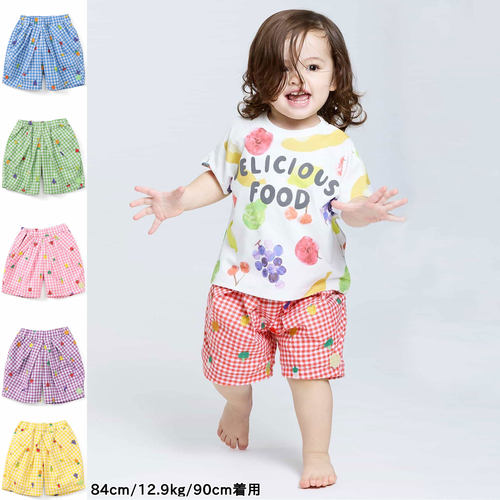 蔬菜水果菠萝普通5分休闲短裤