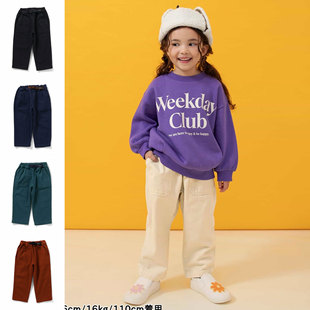 休闲裤 日本 柔软透气百搭好穿松紧腰带堆堆裤 2026春儿童裤 BREEZE