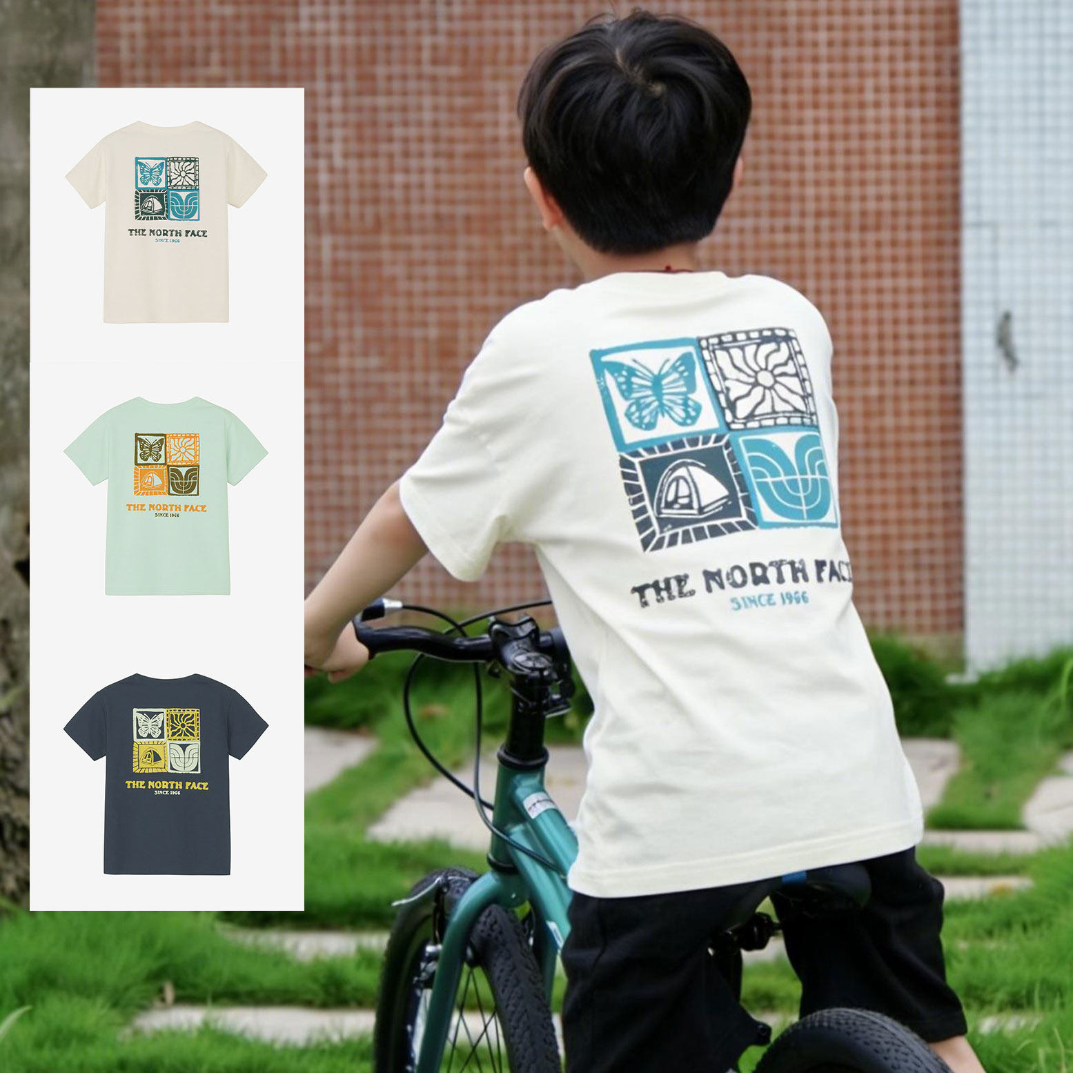 日本北面 the north face 2026儿童轻薄速干防紫外线防蚊短袖T恤