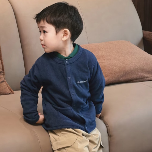 抓绒保暖按扣开衫棉服夹克