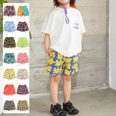 日本 BREEZE 2026夏儿童防水防紫外线水陆两穿轻薄4分裤运动短裤