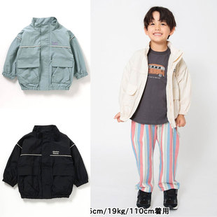 日本 BREEZE 2025春儿童装防水防风轻薄外套大口袋风衣冲锋衣夹克