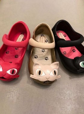 巴西梅丽沙果冻鞋小七款小猫头卡通童鞋公主鞋洋气女童单鞋30901