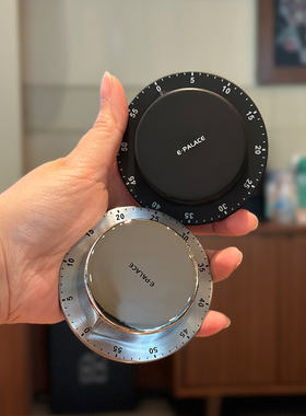 飞碟计时器！日式复古机械倒计时冰箱磁吸时间管理器厨房做饭定时