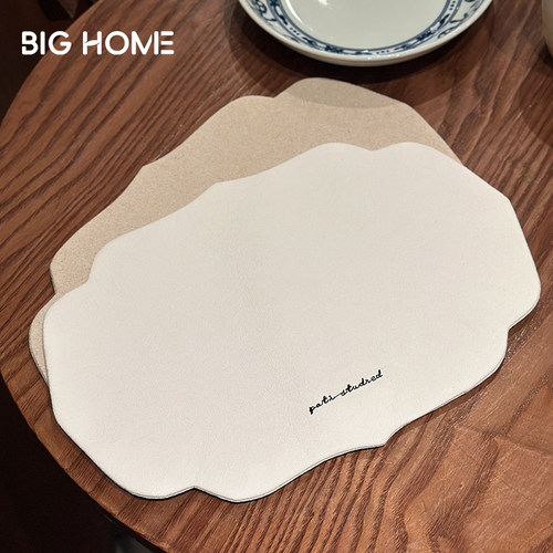 Bighome手工棉麻防烫餐垫