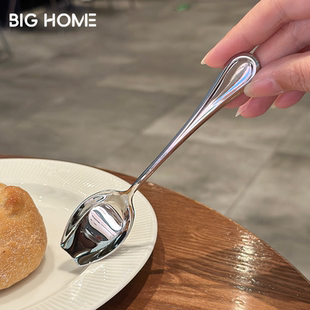 个性小勺子316不锈钢高颜值茶匙短柄搅拌勺咖啡调料勺蜂蜜甜品勺