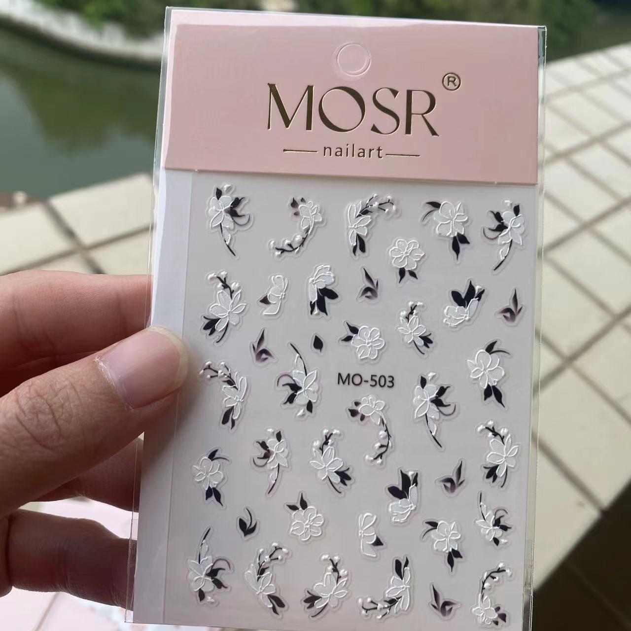 MOSR新款山茶花浮雕五瓣花