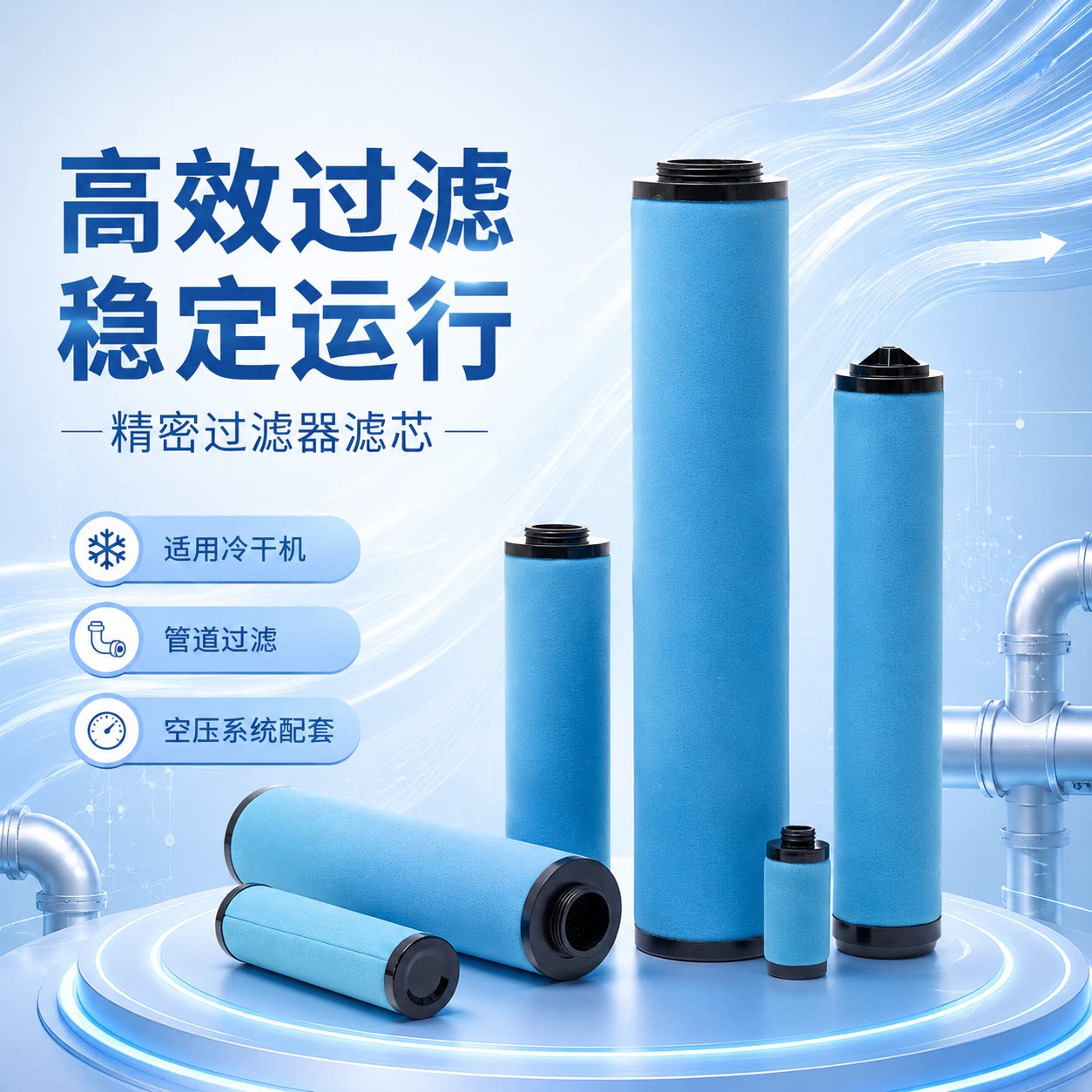 环海滤芯过滤器阿特拉斯除尘除油图片