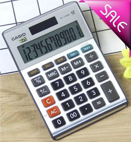 卡西欧MF-120BM利润税率计算器