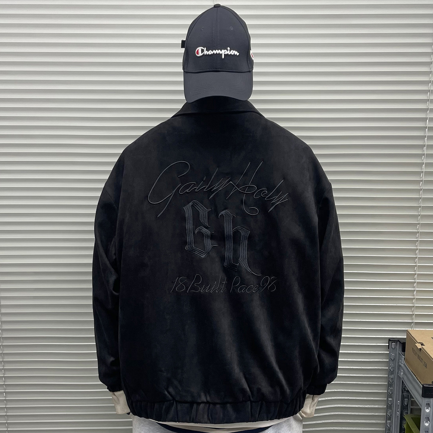 字母刺绣夹克男工装大码翻领外套2026春秋季新款潮牌胖子加肥外套,男装,夹克,淘宝优惠券,粉丝福利购,淘宝优惠卷