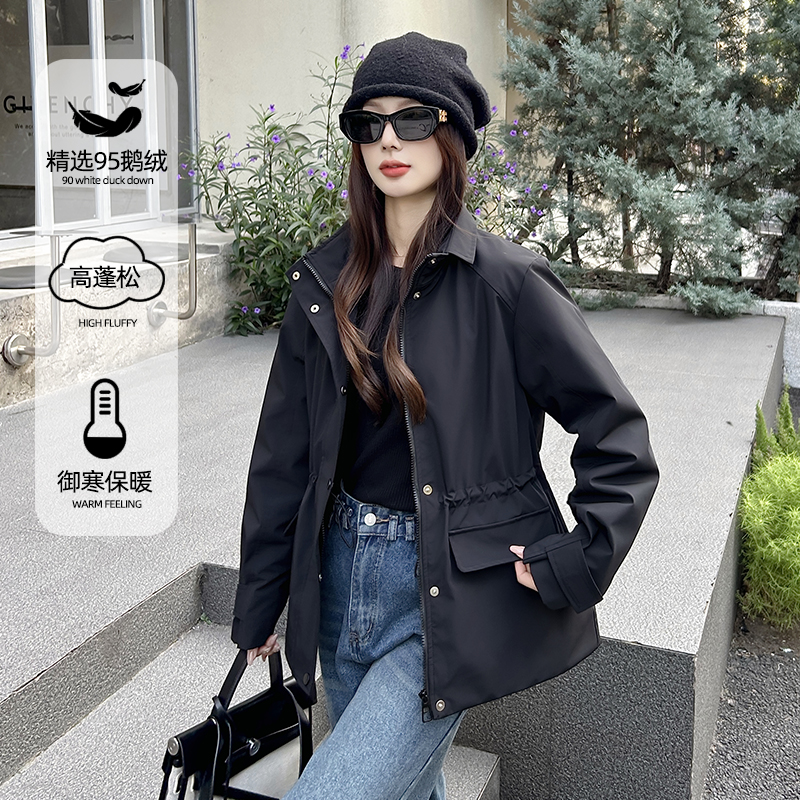 上班通勤95鹅绒服女新款显瘦保暖