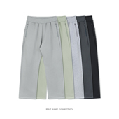 IDLT 简约潮男ins 运动街头基础款 阔腿宽松卫裤 400g拉链运动休闲裤