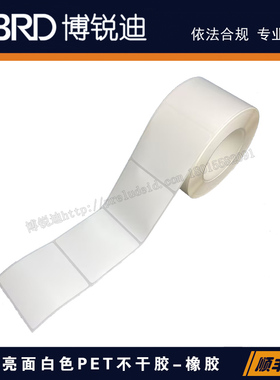 TH197-411/76.2X76.2mm  汽车及其他工业环境亮白标签代打印B483