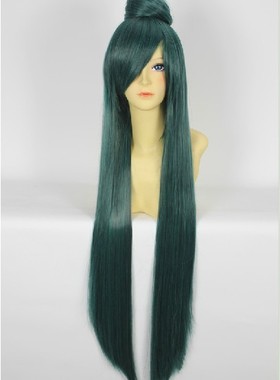 美少女战士冥王星 水手火星死神 墨绿色 cos假发