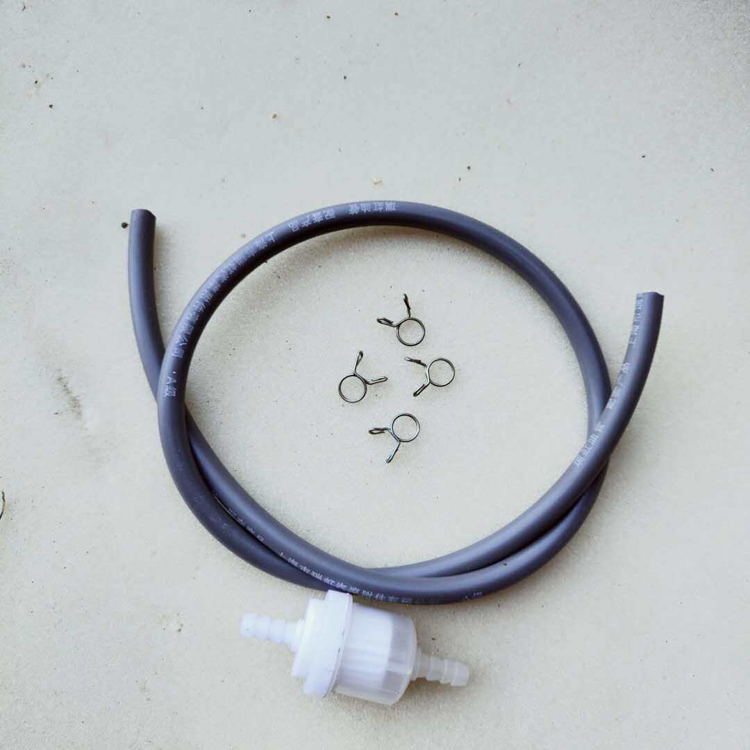 摩托车油管、油管卡子、汽油过滤杯一套价格不会变硬的油管