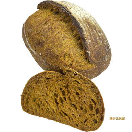黑椒姜黄酸面包酸种姜黄素欧包硬欧手作面包早餐