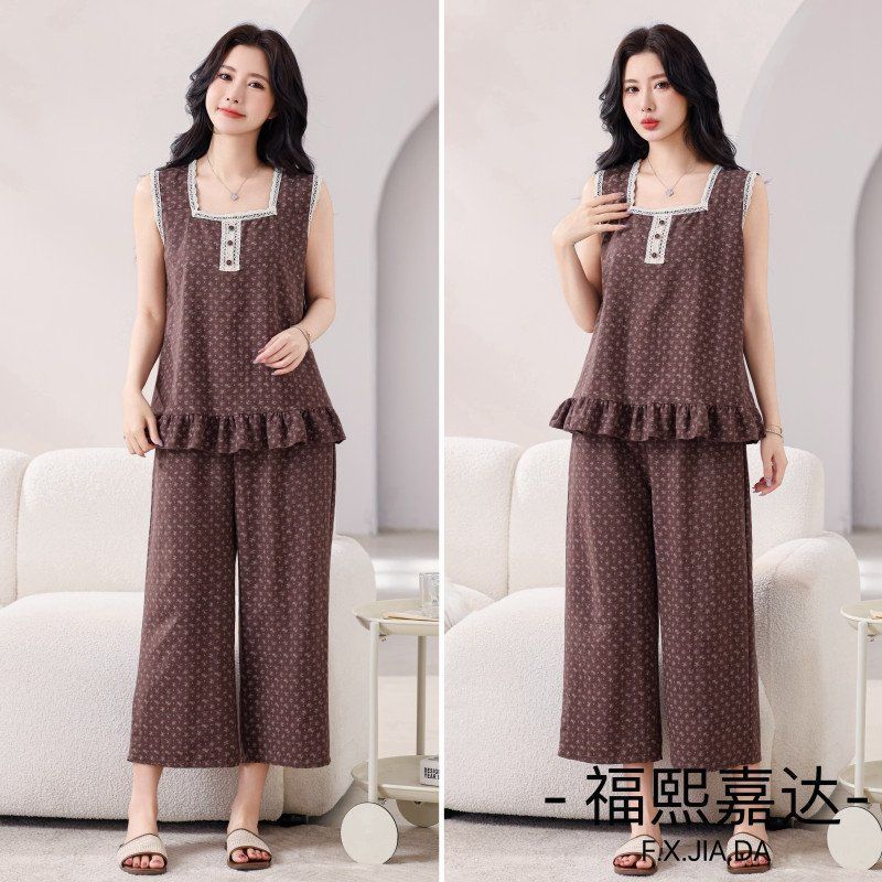 2026新款女可外穿家居服套装大码图片