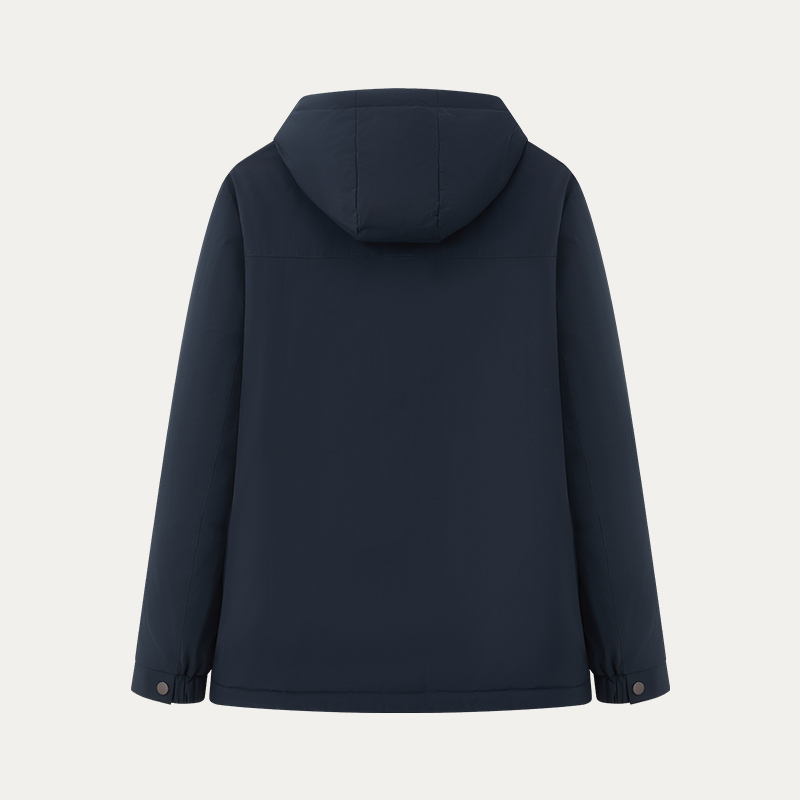 【爆米花专享】连帽中长款羽绒服男防风保暖外套AOQW263-2