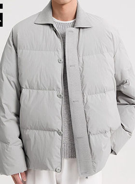 快奢尚品 冬季新款男士保暖翻领羽绒服 SX75383