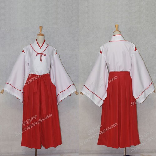 月华夜 巫女cos和服古风女装衣服动漫cosplay服装全套包邮 - 封面