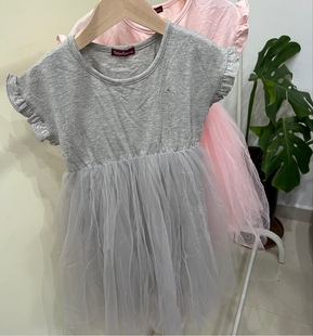 【80后妍妍】外贸出口斯密达国纯棉针织纱裙蓬蓬裙舒服女童装夏款