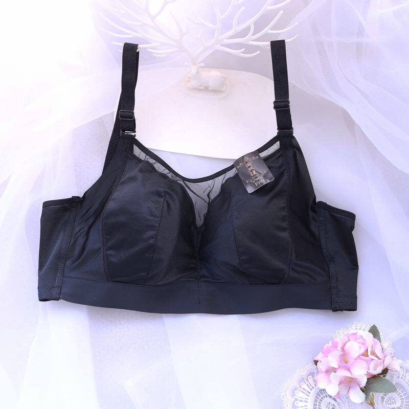 抹胸内搭文胸性感无痕光面防走光内衣大码侧收副乳调整型胸衣胸罩