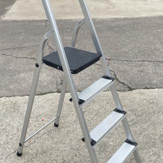 扶手高竹加厚家用折叠铝合金梯子