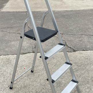 扶手高竹加厚家用折叠铝合金梯子