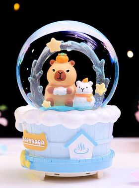 之旅桌面可爱小卡皮水豚巴拉发光