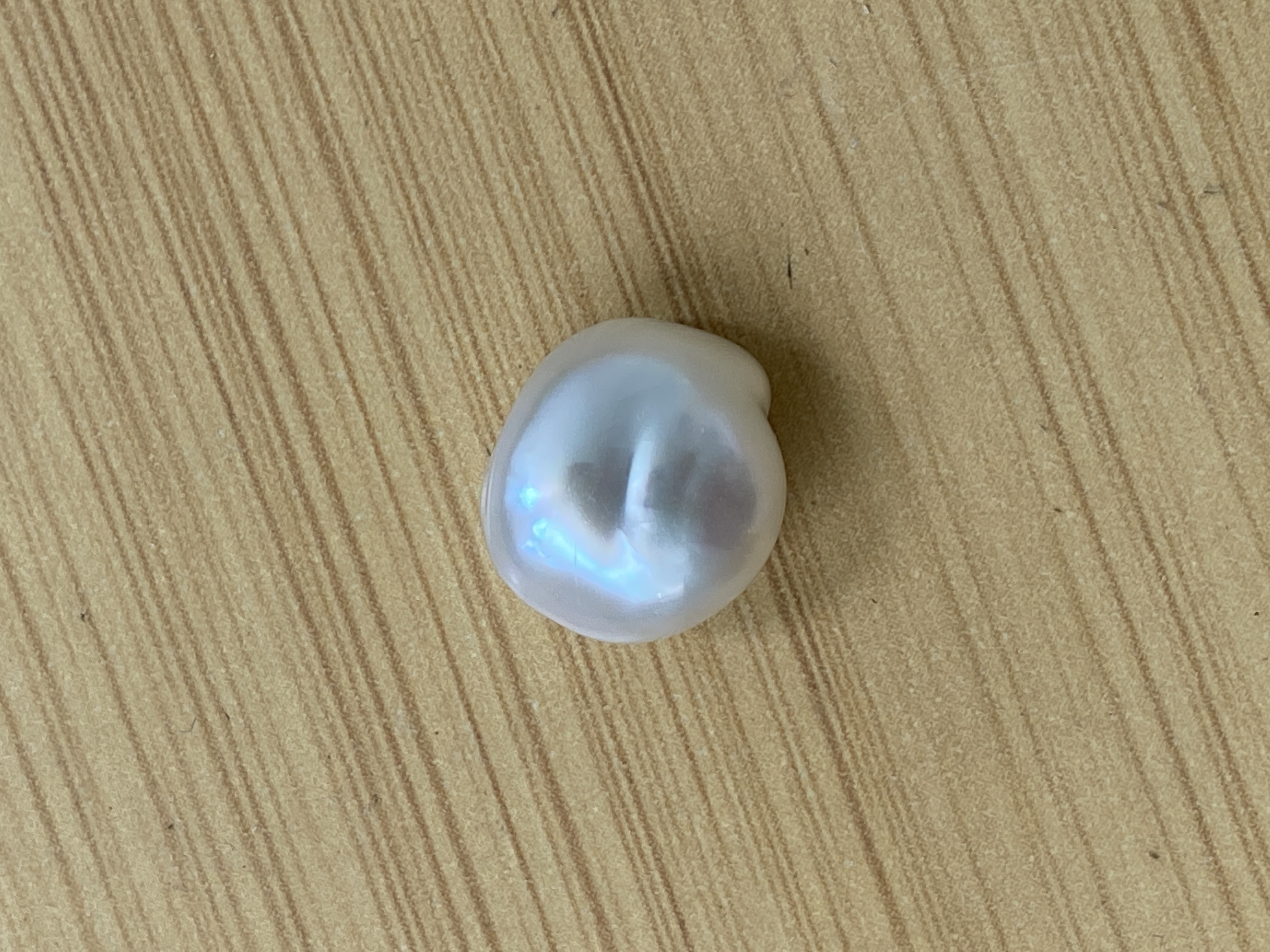 野生异形无核澳白Keshi巴洛克不规则石头形海水珍珠