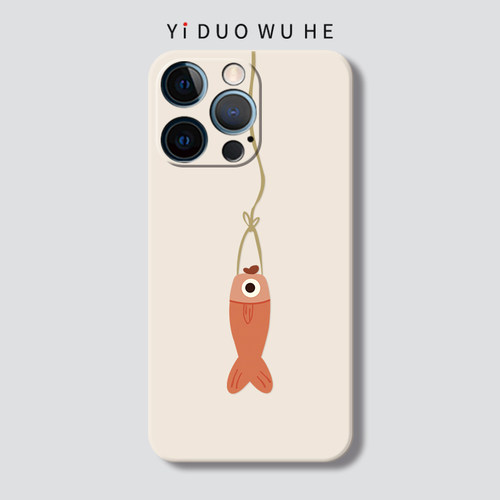 一朶午荷16适用于iphone12手机壳x苹果11promax简约8plusins风miniSE2/xr/14/15