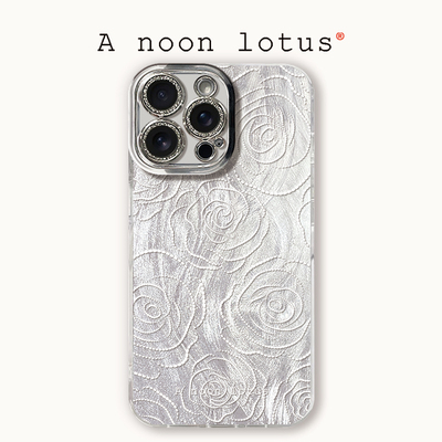 一朶午荷iPhone16Promax手机壳苹果15plus羽纱小熊14软13/12硅胶11/xsmax/xr原创小米华为oppovivo荣耀透明