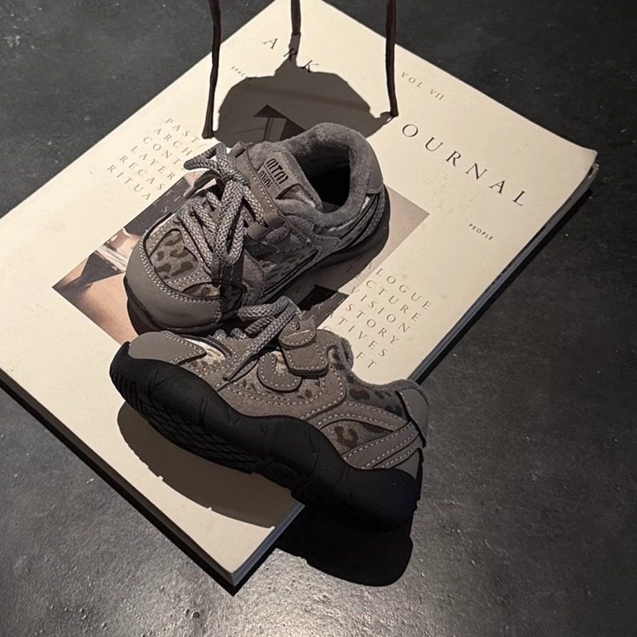 2025冬款两岁女宝鞋子冬季加绒鞋豹纹小童棉鞋运动轻便幼童老爹鞋,童鞋/婴儿鞋/亲子鞋,运动鞋,淘宝优惠券,粉丝福利购,淘宝优惠卷