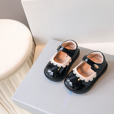 小皮鞋女童秋季一岁宝宝公主鞋