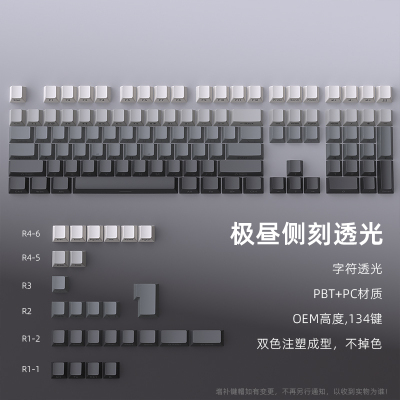 双色注塑侧刻字符发光纸盒包装