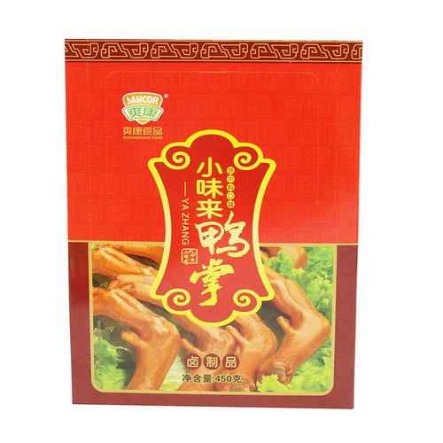 爽康温州特产盒装卤味鸭掌