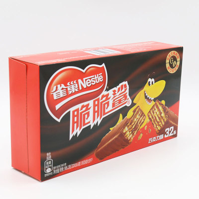 夹心威化雀巢脆脆鲨盒装