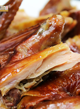 温州特产 初旭熏鸡本地鸡熏制美味三黄鸡 500g 冷冻保管