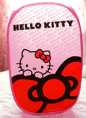 hellokitty凯蒂猫收纳桶脏衣篮