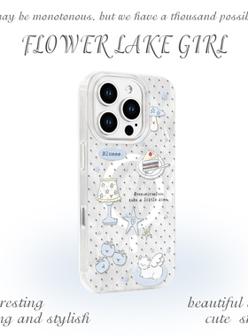 【小小日常】香芋蓝天使猫适用iPhone17/16pro手机壳红米K80磁吸vivoS20华为mete60羽纱一加ACE3小米15一加11