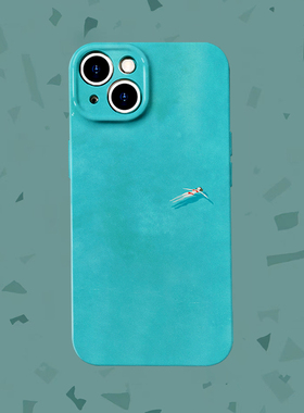 享受独处~油画女孩浮潜适用iPhone16/15手机壳华为mate60菲林畅享70硬OPPOr17苹果13vivos18软IQOO9一加ACE3